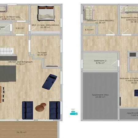 Modern In Tromso, Located Between The Arctic Cathedral And The Cable Car Willa Tromsø