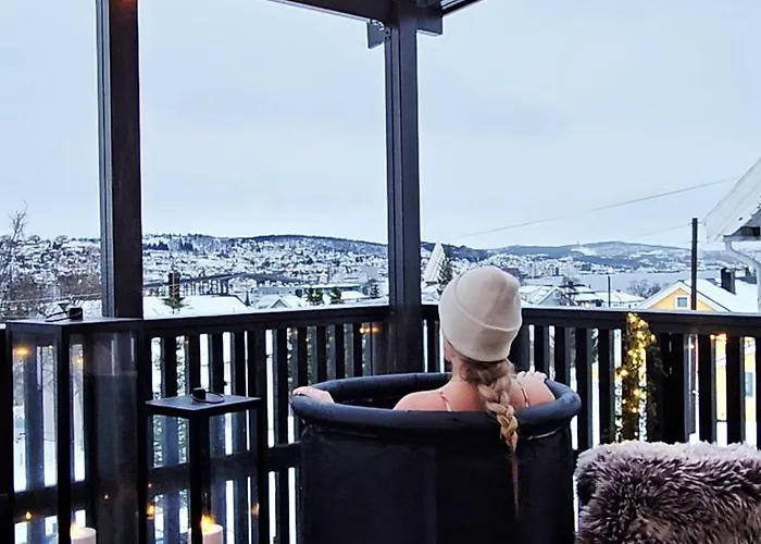 Modern With A Great View, Ice Bath And Fitness Villa Tromsø